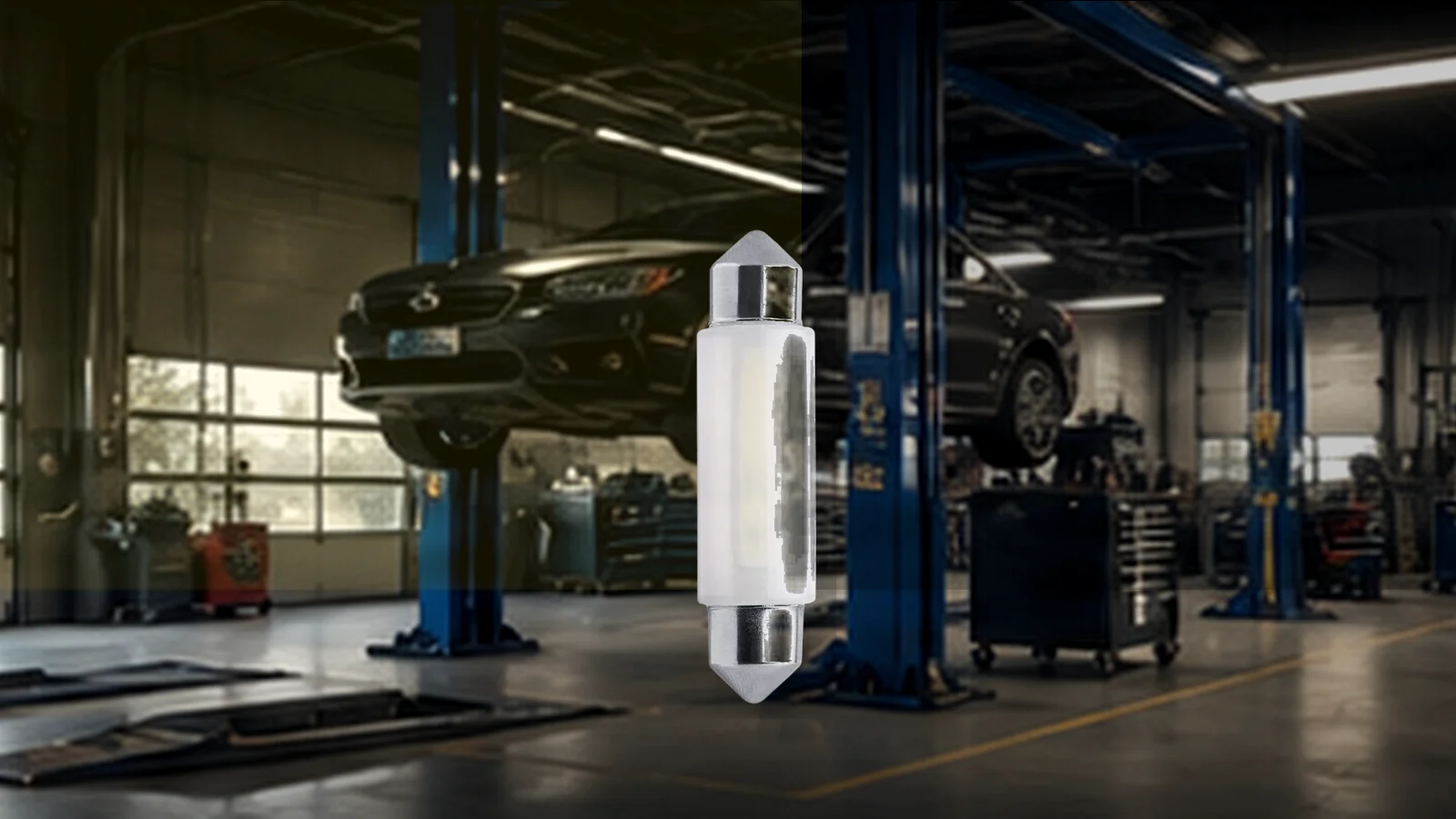 FARO TRABAJO LED REDONDO con producto real